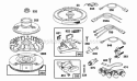 Part Location Diagram of 19203 Briggs and Stratton Puller-flywheel